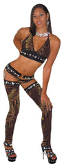 SEXY STRIPPER CHAPS AND LEGGING SETS FROM LA KISS.COM