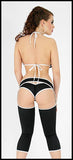 EXOTIC DANCER SEXY STRIPPER DECADENT 4 PIECE CAPRI CHAPS SET BY LA KISS.COM - LA Kiss.com - 2