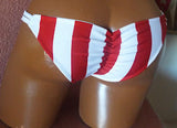 STARS N STRIPES SCRUNCHBUTT BIKINI FULLY LINED