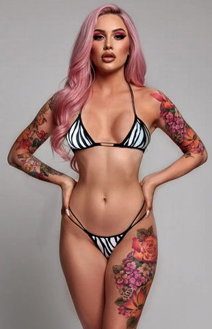 Beautiful Elastic String Invisible Thong Bikini by LA Kiss.com