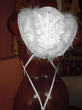 Sexy Stripper One Piece Velvet or Lycra Thong Hoodie w/fur trim by LA Kiss.com
