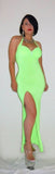 Sexy Gown Sassy Rhinestone Accent Gown  by LA Kiss.com