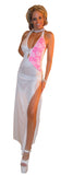 SEXY STRIPPER GOWN FANTASIA  GOWN W LINED /LACE INSERT AND  THONG BY LA KISS.COM DESIGNS - LA Kiss.com - 1