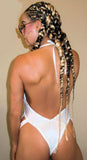 POOL PARTY BIKINI SEXY BEACHWEAR RHINETONE WIDE STRAP ROMPER BY LA KISS.COM - LA Kiss.com - 2