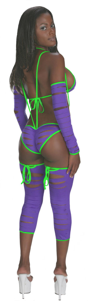 SEXY STRIPPER  EXOTIC DANCER ATLANTA SLICE SET W/SLINGSHOT BY LA KISS.COM - LA Kiss.com - 1