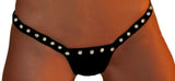 SEXY STRIPPER WIDE BAND RHINESTONE THONG BY LA KISS.COM - LA Kiss.com - 1
