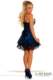 Lavish Blue Lace Corset Dress - LA Kiss.com - 2
